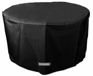 Bosmere D540 Storm Black Housse Pour Table De Jardin De 4 Places Rond Noir 71 Cm