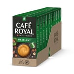 Café Royal Hazelnut Flavoured 100 Capsules for Nespresso Coffee Machine - 4/10 Intensity - UTZ-certified Aluminum Coffee Capsules