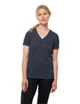 Jack Wolfskin Women's Crosstrail T T-Shirt, Night Blue, M