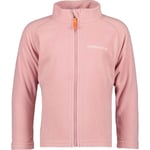 Didriksons Monte 10 zip fleecegenser til barn, Soft Pink