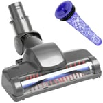 Dyson V6 Brush Head DC58 DC59 Motorised Floor Tool Roller Cleaner Head & Filter