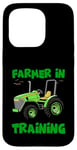 Coque pour iPhone 15 Pro Tracteur amusant pour enfants - Amateur de tracteur d'entraînement