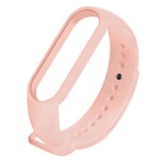 (for mi band 5 Pink)Correa For Xiaomi Mi Band 5 6 Pehmeä silikonihihna Smart Sport Rannekello Miband5 Miband6 M5 M6 Vaihderanneke Rannekorut - Kellon rannekkeet