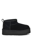 UGG Kids' Classic Ultra Mini Platform, Black, Size 12 Younger