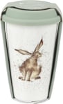 Wrendale WNKE78753-XW Travel Mug, Porcelain, Multi Coloured, 9.5 x 9.5 x 15 cm