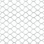 Tenax EXAMET 25 Filet Métallique 0,50x10 m Argent, Maille Hexagonale 26x26 mm, pour Cages et Enclos d'animaux de Basse-Cour (Poules, Lapins, Oiseaux), Petites Clôtures et Applications Agricoles