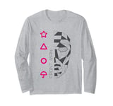 Squid Game Front Man Geometric Art Long Sleeve T-Shirt