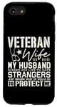 Coque pour iPhone SE (2020) / 7 / 8 Veteran Wife Army Husband Soldat Saying Cool Military Gifts