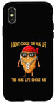 Coque pour iPhone X/XS Funny I Love Chicken Nuggets, joli jeu de mots sur le poulet