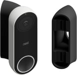 Support d'angle Compatible avec Sonnette Google Nest Hello Video Doorbell 1ère génération ¿ Filaire | Wedge | Support