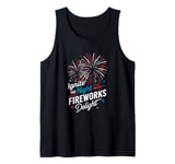 Fireworks Director Ignite The Night With Fireworks Delight Tank Top