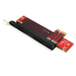 StarTech PCI Express X1 to X16 Low Profile Slot Extension Adapter - PCIe x1 to x16 Adapter (PEX1TO162) - PCIe x1 til PCIe x16 sporadapter