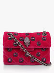 Kurt Geiger London Kensington Gem Embellished Velvet Mini Bag