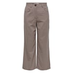 Pantalon regular fit FEMME Only Hope-Carey beige pied de poule