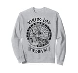 Funny Viking Dad Medieval Lawn Mower Lawnmower Father Figure Sweatshirt