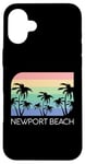 Coque pour iPhone 16 Plus Newport Beach California Surf Vintage Cali SoCal Orange Co