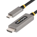 StarTech.com 10ft (3m) USB-C to HDMI Adapter Cable, 8K 60Hz, 4K 144Hz, HDR10, USB Type-C to HDMI 2.1 Video Converter Cable, USB-C DP Alt Mode/USB4/Thunderbolt 3/4 Compatible (136B-USBC-HDMI213M)