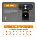 Full Hd 1080p Webcam With Microphone Usb For Pc Desktop Laptop Uk Stock