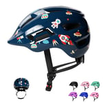 KORIMEFA Casque de vélo réglable pour Enfants de 2 à 8 Ans (Astronaute, S)