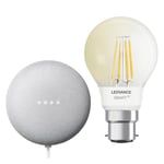 Ledvance Smart+ Bluetooth Filament Bulb & Google Nest Mini (2nd Gen) Bundle Kit