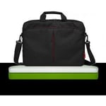 Sacoche PC portable 17.3 pouces noir et rouge Classic WE