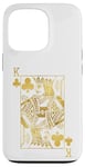 Coque pour iPhone 13 Pro Lucky Poker Cards Knight King of Clubs Game Casino