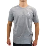 Nike JMPMN AIR EMBRD TEE T-shirt Homme Carbon Heather/White FR : XL (Taille Fabricant : 3XL)