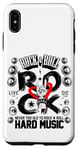 Coque pour iPhone XS Max Rock and Roll Graphic Tees - I Love Rock N' Roll Designs