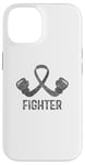 Coque pour iPhone 14 Combattant de sensibilisation au cancer du cerveau