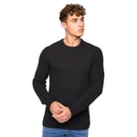 Crosshatch Mens Kabstars Cable Knit Pullover