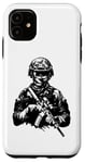 Coque pour iPhone 11 Opératif/Zone de guerre militaire/When Duty Calls/SAS Ghost