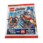 LEGO Marvel Super Heroes Mighty Thor Minifigure Paper Foil Pack Set 242318