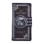 Nemesis Now The Witcher Embossed Purse 18.5cm, PU Leather, Black, Officially Licensed The Witcher Merchandise, The Witcher Embossed Purse, 4 Cash and 12 Card Compartments