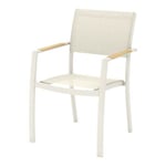 Fauteuil de jardin Rowa Argile aluminium beige GoodHome