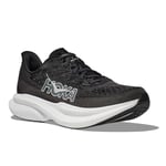 Hoka Mach 6 WIDE Herre Black/White, 48