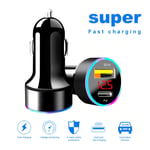 2 Port PD USB-C Fast Charging Car Charger Adapter For iPhone 14 13 12 11 Samsung