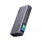 PROMATE 20000mAh 130W Sleek PD Aliminium Power Bank with LCD Screen. Supports 1x 60W &amp; 1x 100W USB-C Ports &amp; 1x  30W QC USB-A Port. Charge 3x Devices at the Same Time.