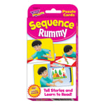 Sequence Rummy Flash Card Game - Age 3+ - Learn to Read - Classroom/Home Use