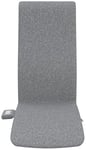 Leitz iComfi 65940085 Coussin Chauffant sans Fil avec Batterie, 14 Heures d'autonomie, 3 Niveaux de Chaleur, Chauffage Rapide, arrêt Automatique et Housse Amovible, Gris Clair, 130 x 40 x 8 cm