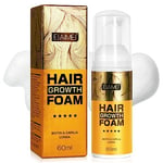 Hair Growth Foam Hair Regrowth Spray, Hair Regrowth Treatment for Men & Women, Hair Growth Serum, Anti Hair Loss, Repair Hair Follicles, Hair Loss Treatment for Bald Spots & Thinning Hair, 60ml