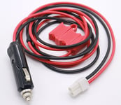 12V Power Cable Cigarette Lighter Plug For Hytera HYT MD780 MD650 Mobile Radio