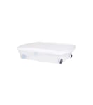 Eda Plastic Underbed Storage Box 40 L with Wheels - Natural - 68 x 48 x 17.5 cm