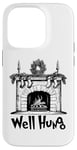 iPhone 14 Pro Well Hung Funny Adult Joke Stockings By Fireplace Christmas Case