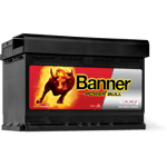 Fordonsbatteri Banner Power Bull 12V 72Ah P7209