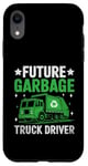 Coque pour iPhone XR Future Garbage Truck Driver Déchets Collecteur de déchets Sanitation