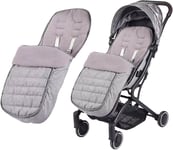 Universal Pushchair Footmuff Fleece Lined Stroller Pram Waterproof and Windproof