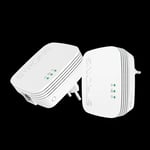 Strong Powerline 600 Mini 2-pack - 600 Mbit/s Homeplug / PowerLine