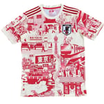 Japan Jersey Herr 22-23 Hem Special Edition Samurai Sakura Comic Fotbollströja 1 S