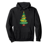 True Crime Christmas Tree Holiday Horror Blood Crime Scene Pullover Hoodie