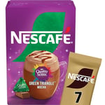 Nescafe Green Triangle Quality Street Mocha 7 x 19g Sachets, 100% Responsibly Sourced Coffee